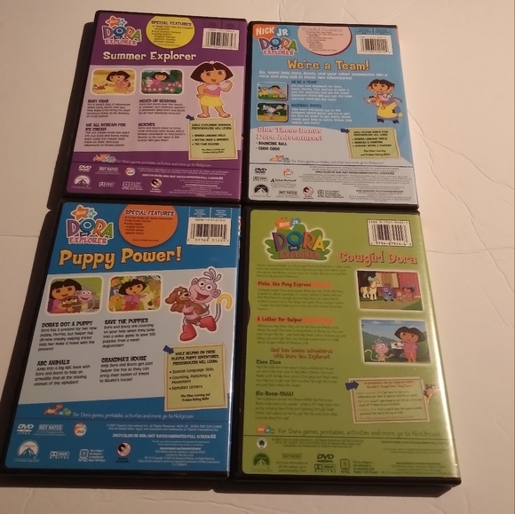Dora The Explorer Nick Jr Lot of 4 DVD"s - Picture 2 of 10